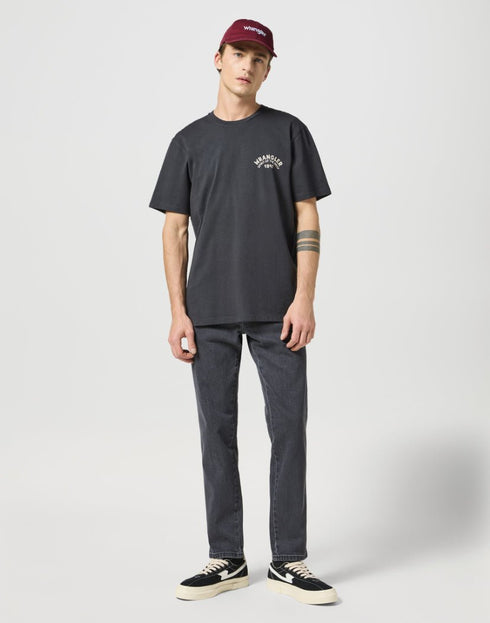 Wrangler Washed Logo Cap in Italian Plum