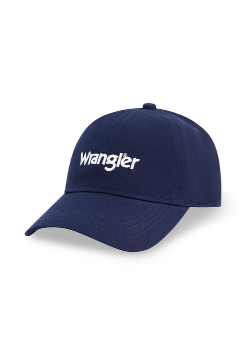 Wrangler Washed Logo Cap in Navy