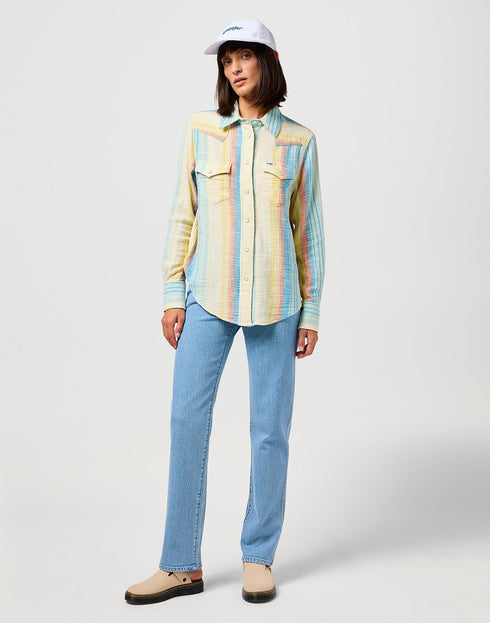 Wrangler Washed Logo Cap In White