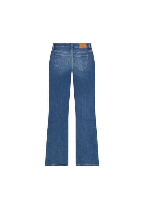Wrangler Women's Bootcut Jeans In Timeless Indigo