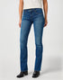 Wrangler Women's Bootcut Jeans In Timeless Indigo