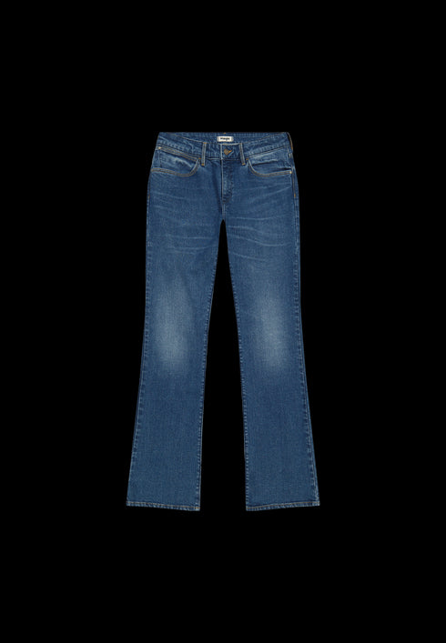 Wrangler Women's Bootcut Jeans In Vintage Blue