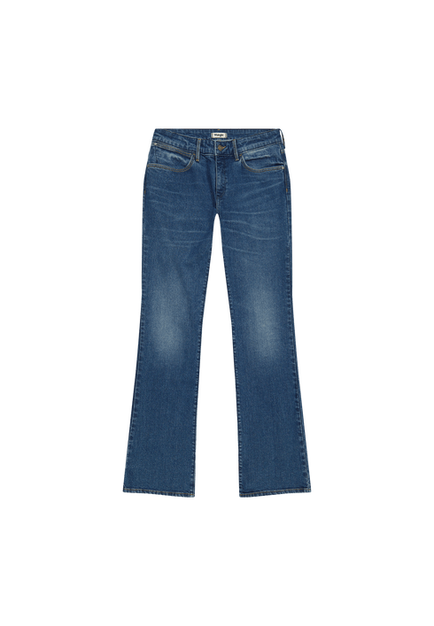 Wrangler Women's Bootcut Jeans In Vintage Blue - Rodeo In
