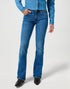 Wrangler Women's Bootcut Jeans In Vintage Blue