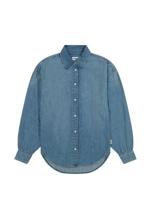 Wrangler Women's Cool Girl Blouse In Natural Whiskers