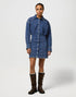 Wrangler Women's Darted Skirt Dress In Sapphire Trace - Rodeo In
