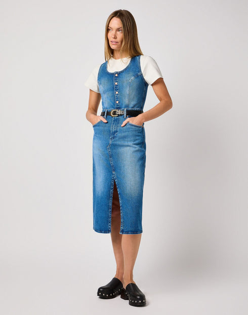 Wrangler Women's Denim The Dress In Wrugged