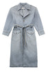 Wrangler Women's Denim Trench Coat In Haute Haze