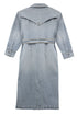Wrangler Women's Denim Trench Coat In Haute Haze - Rodeo In