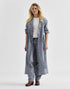 Wrangler Women's Denim Trench Coat In Haute Haze - Rodeo In