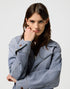 Wrangler Women's Denim Trench Coat In Haute Haze - Rodeo In