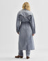 Wrangler Women's Denim Trench Coat In Haute Haze - Rodeo In