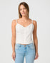 Wrangler Women's Eyelet Top In Vintage White