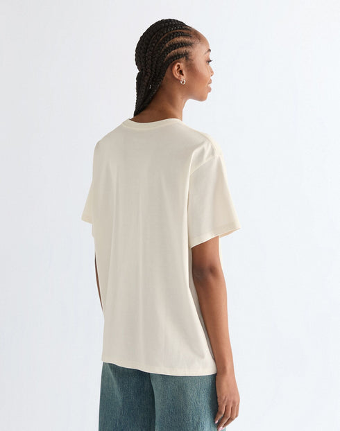 Wrangler Women's Girlfriend T-Shirt In Worn White - Rodeo In