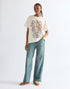 Wrangler Women's Girlfriend T-Shirt In Worn White - Rodeo In