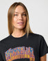 Wrangler Women's Graphic T-Shirt In Faded Black