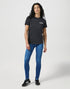 Wrangler Women's Graphic T-Shirt on Faded Black