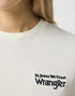 Wrangler Women's Graphic T-Shirt on VIntage White