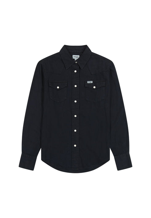 Wrangler Women's Heritage Shirt In Black
