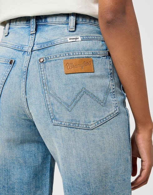 Wrangler Women's Jort Denim Shorts In Sand Surf