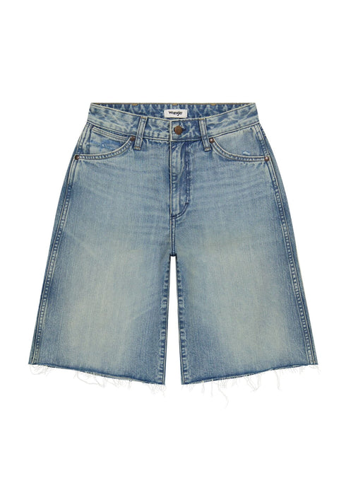 Wrangler Women's Jort Denim Shorts In Sand Surf