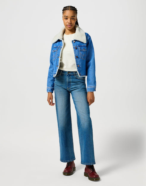 Wrangler Women's Loose Straight Jeans in Rhianon