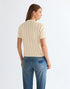 Wrangler Women's One Pocket Polo T-Shirt In Birch - Rodeo In