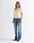 Wrangler Women's One Pocket Polo T-Shirt In Birch - Rodeo In