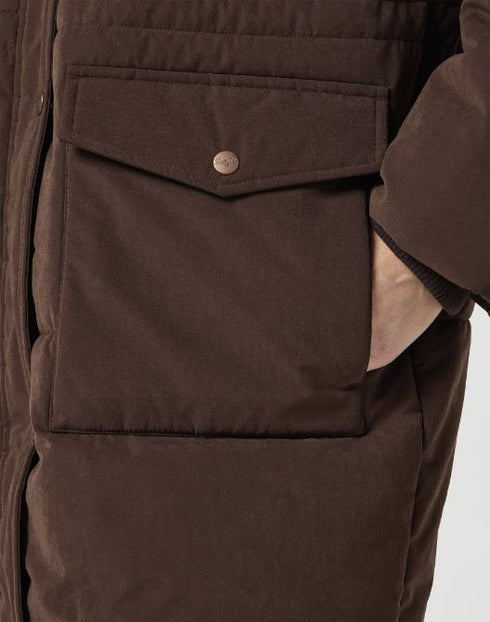 Wrangler Women's Oversized Puffer Jacket in Mole