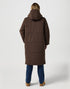 Wrangler Women's Oversized Puffer Jacket in Mole