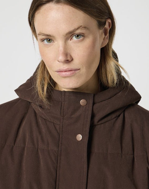 Wrangler Women's Oversized Puffer Jacket in Mole