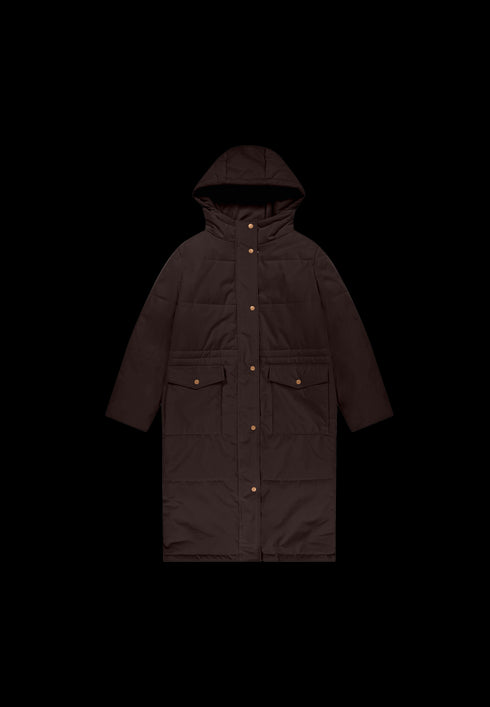 Wrangler Women's Oversized Puffer Jacket in Mole