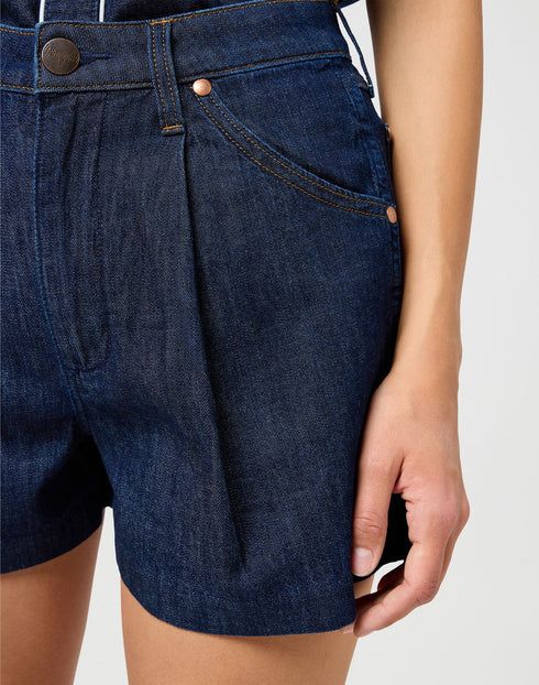 Wrangler Women's Pleated Shorts In Saddle