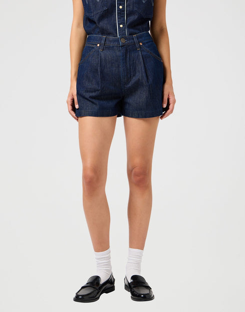 Wrangler Women's Pleated Shorts In Saddle