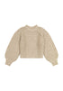 Wrangler Women's Puff Sleeve Sweater In Oatmeal