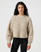 Wrangler Women's Puff Sleeve Sweater In Oatmeal