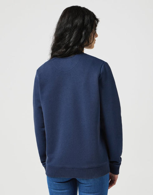Wrangler Women's Regular Sweat Shirt in Navy