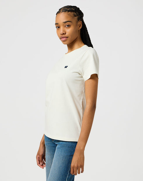 Wrangler Women's Regular T-Shirt In Vintage White