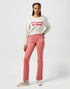 Wrangler Women's Relaxed Sweatshirt In Oat - Rodeo In