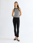 Wrangler Women's Ringer Tank I - Shirt In Black - Rodeo In