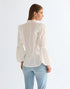 Wrangler Women's Romance Blouse Shirt In Worn White - Rodeo In