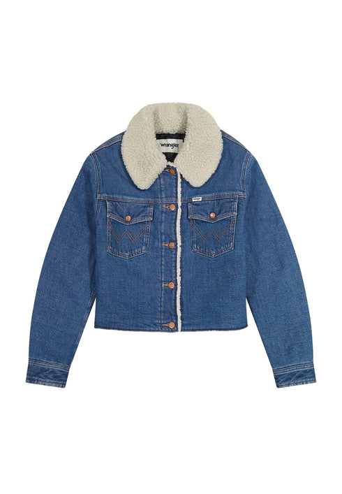 Wrangler Women's Sherpa Jacket In Once Loved