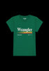 Wrangler Women's Shrunken Band T-Shirt in Verdant Green