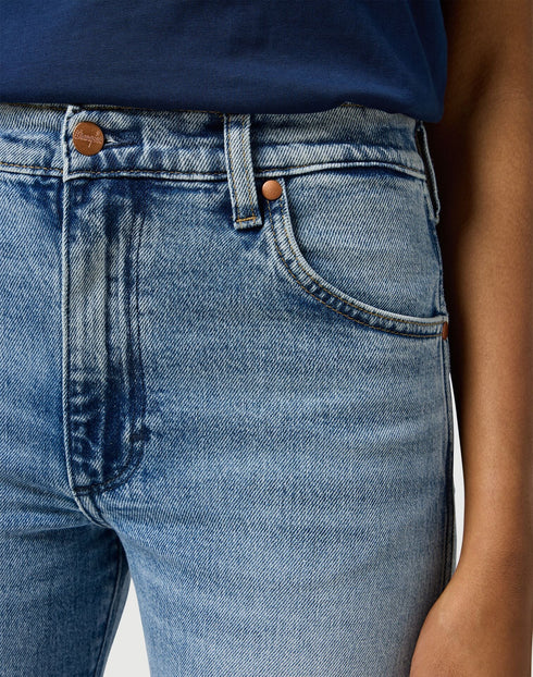 Wrangler Women's Sunset Jeans In Frosty Silver