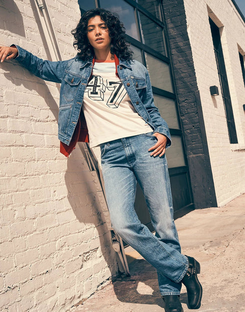 Wrangler Women's Sunset Jeans In Mid Stone