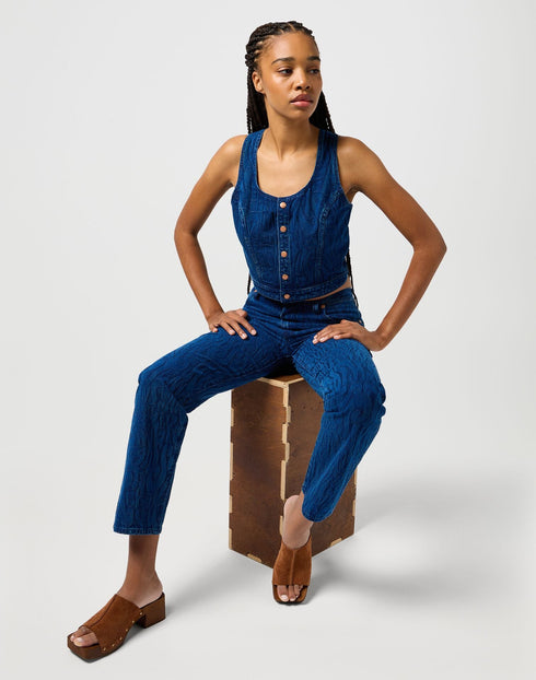 Wrangler Women's The Shirt In Groovy Jaquard