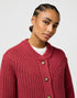 Wrangler Women's Western Cardigan In Earth Red
