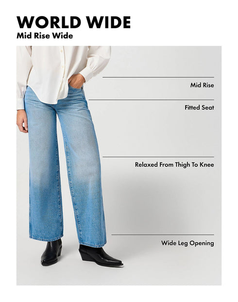 Wrangler Women's World Wide Jeans In Betty Blue