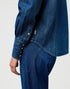 Wrangler Women's Yoke Denim Shirt In Sparkle Blue