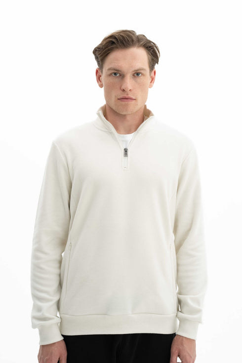 Arma Men's Plain Half Zip Sweatshirt